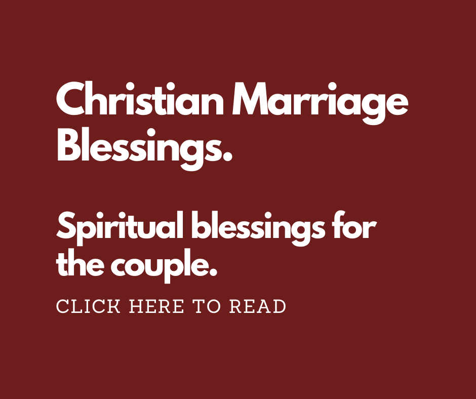 Christian Marriage Blessings. Marry Me In Indy! LLC.