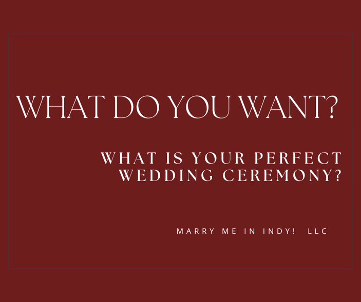 Marry Me In Indy LLC.  Professional Wedding Officiant Services Indianapolis.  Formal, personalized wedding ceremonies.Picture