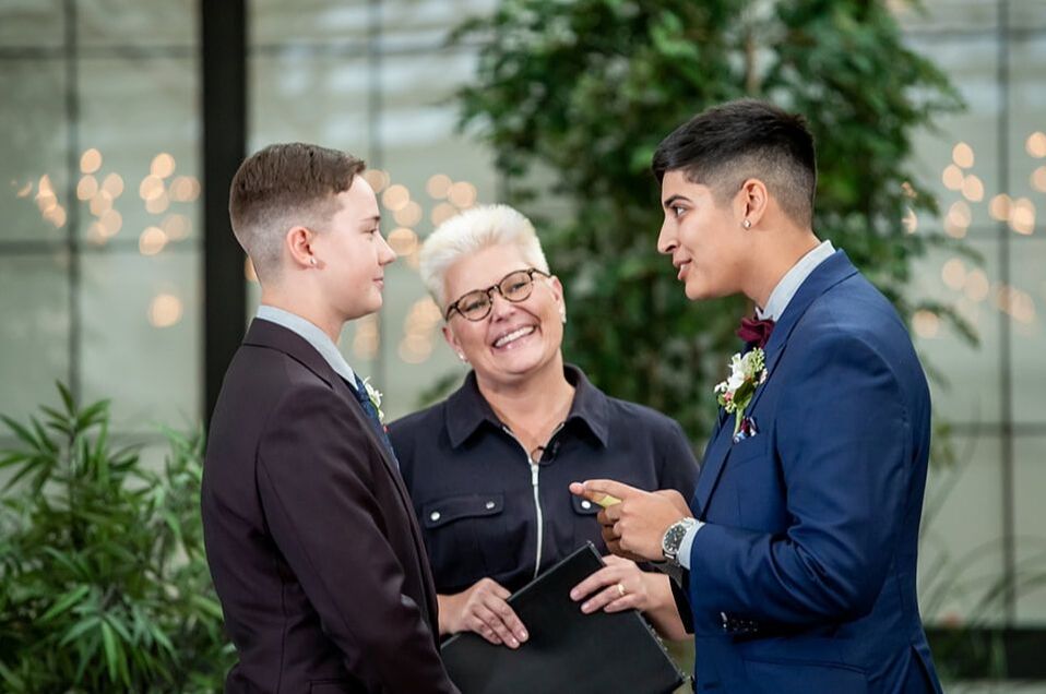 LGBTQ Wedding Ceremony Officiant Indianapolis.  Marry Me In Indy!