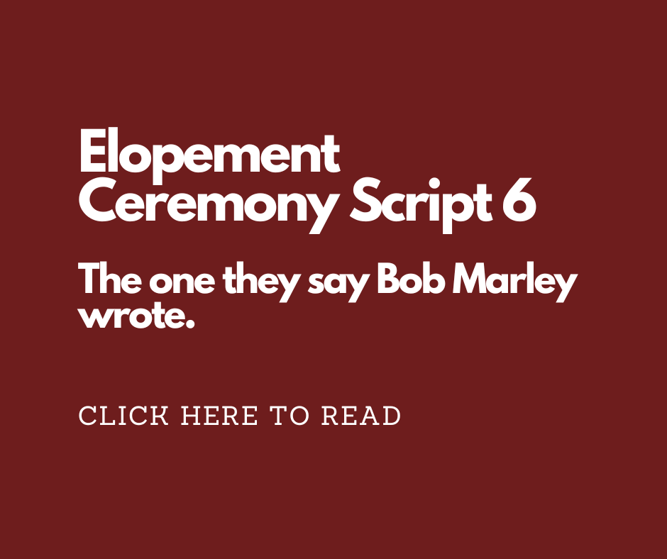 Romantic Elopement Ceremony Script 6. Marry Me In Indy LLC.
