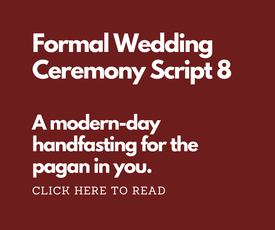 Formal Wedding Ceremony Script 8.   Marry Me In Indy! LLC.