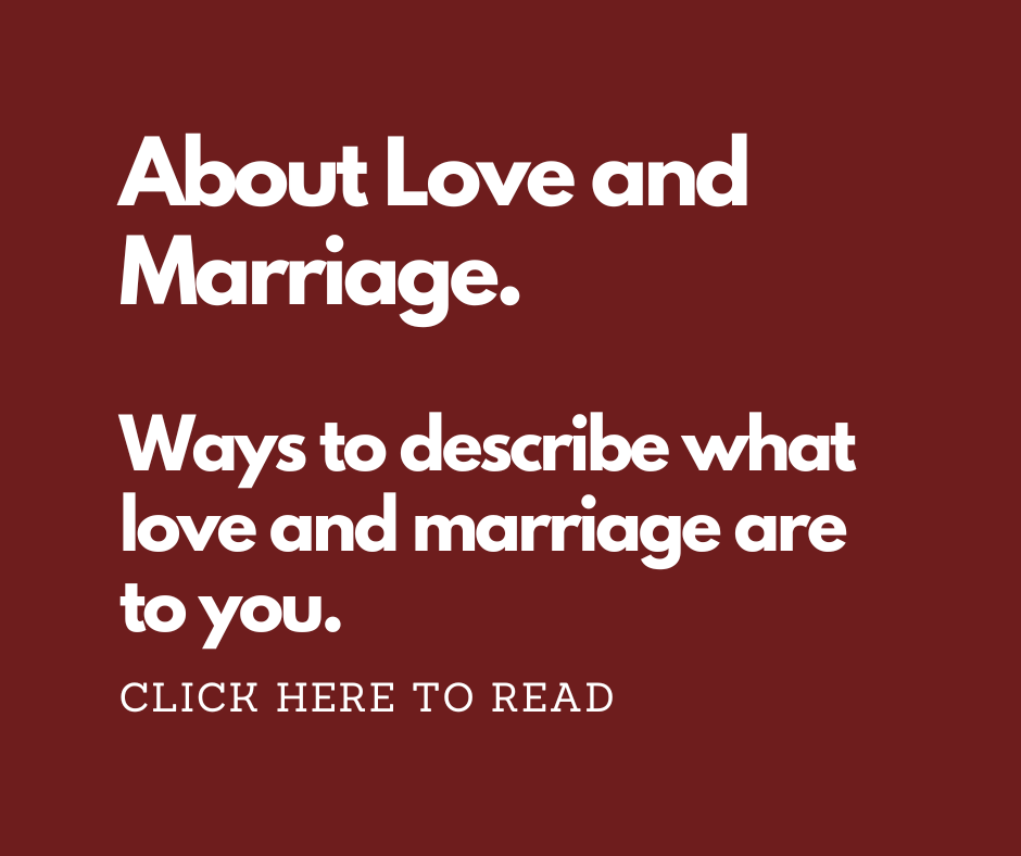 Words about love and marriage for your wedding ceremony.  Marry Me In Indy! LLC