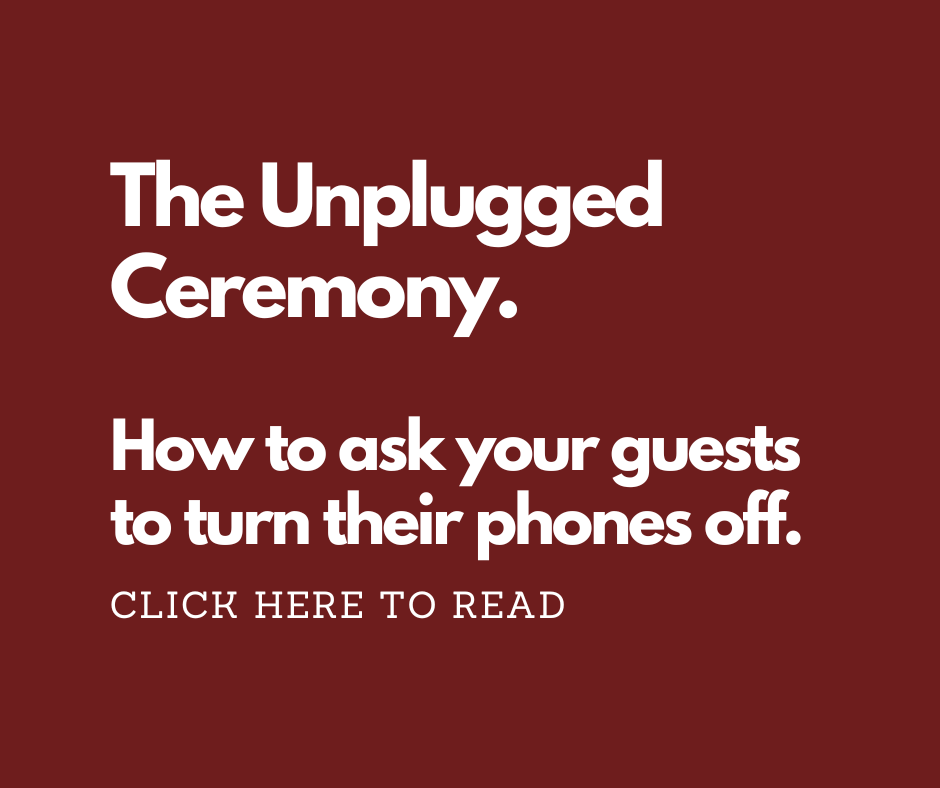 Unplugged wedding ceremony.  Marry Me In Indy! LLC. 